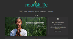 Desktop Screenshot of nourish-life.com